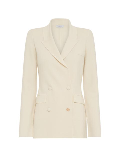 Bowen Knit Jacket in Ivory Wool