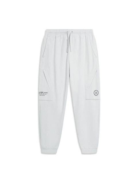 Li-Ning Way Of Wade Sport Pants 'White' AKXT217-3