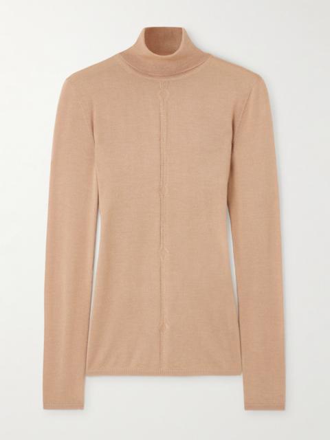 Steinem Cashmere And Silk-blend Turtleneck Sweater