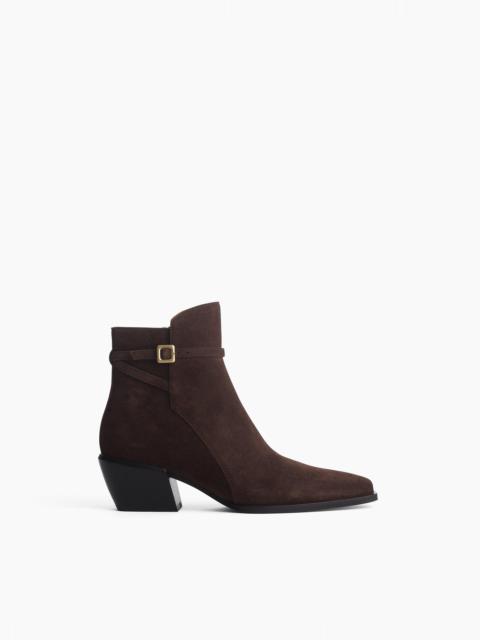 Joni Suede Buckle Boots