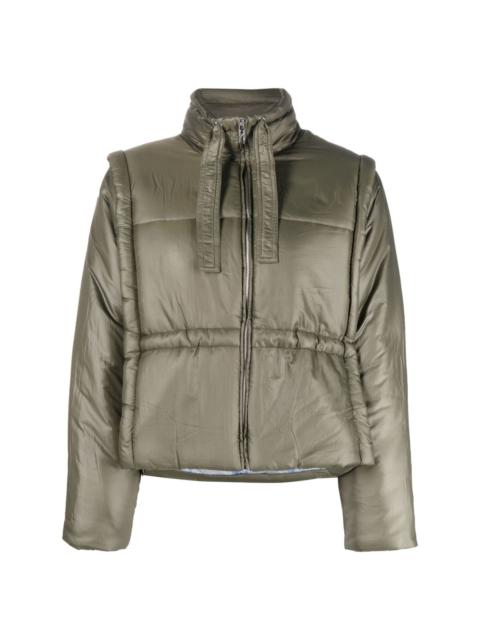 high-neck padded jacket
