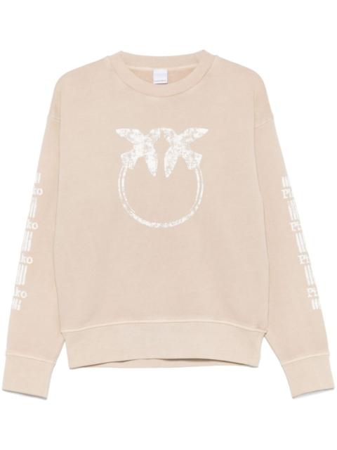 Love Birds-print sweatshirt