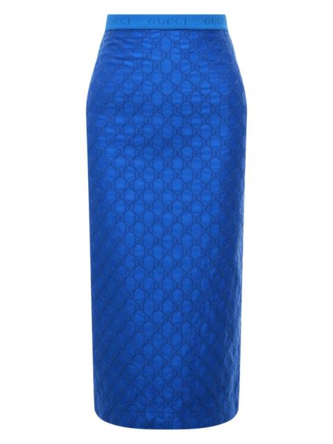 Gg Supreme Silk Skirt