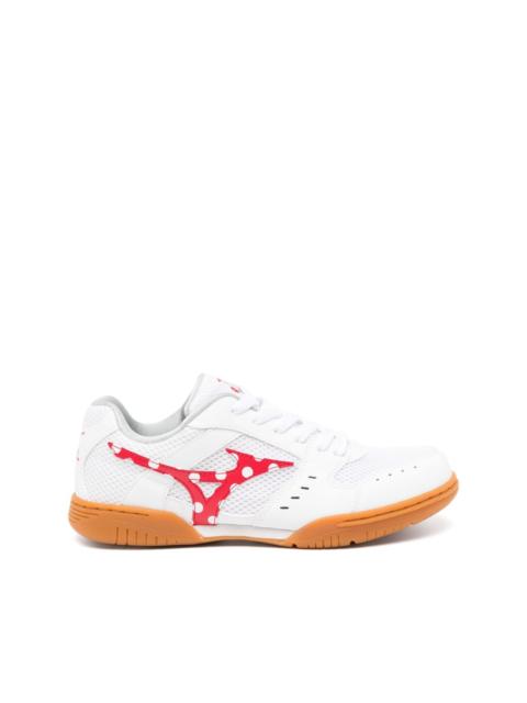 x Mizuno polka-dot trainers