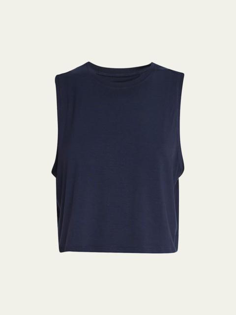 Sienna Cropped Jersey Tank