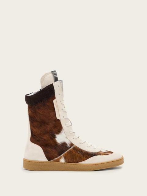 LOUISE COWHIDE HIGH TOPS