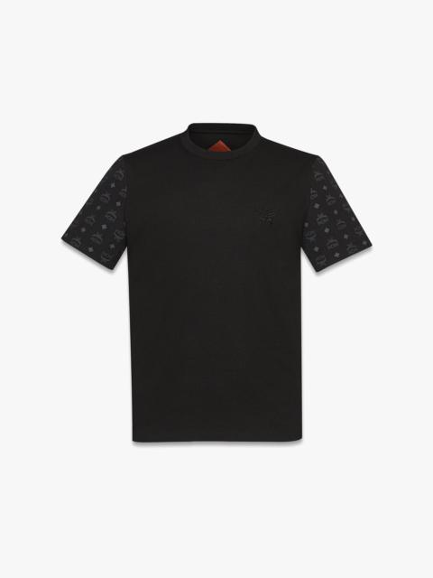 Logo T-Shirt in Organic Cotton and Monogram ECONYL®