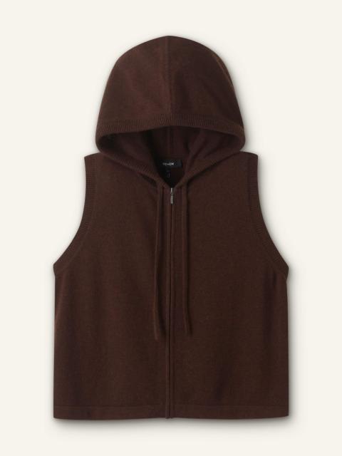 Sleeveless Zip Hoodie