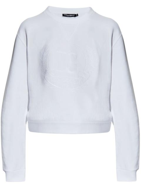 logo-embroidery sweatshirt