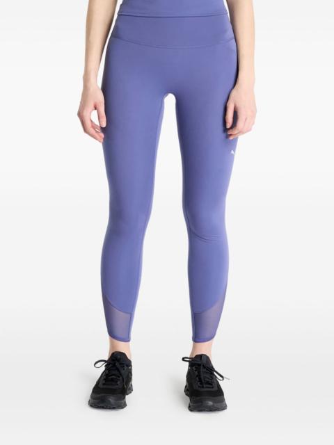 mesh-panelled leggings
