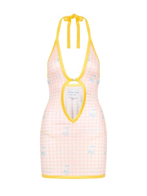 REGINA PLAYSUIT DRESS SUNSHINE GINGHAM