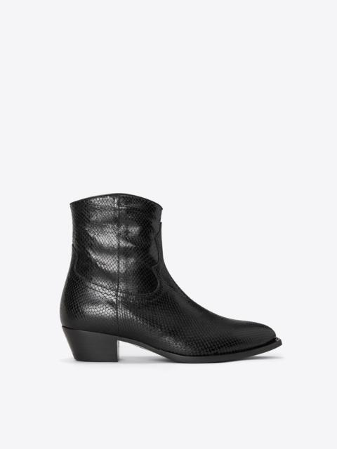 BOOT 01 BLACK SNAKE