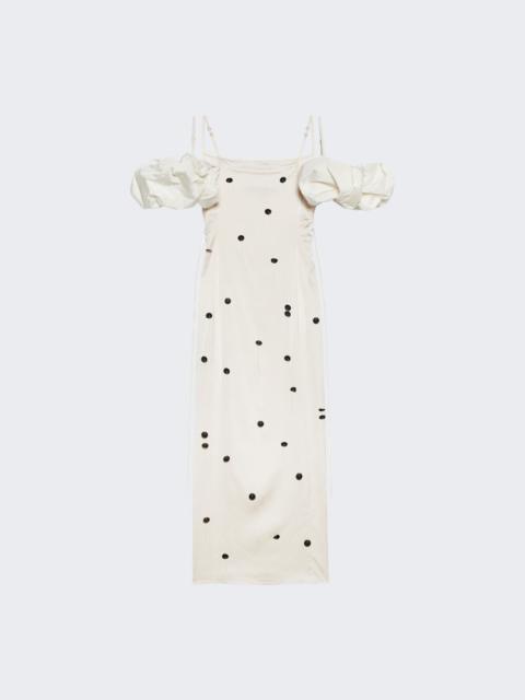 La Robe Choucho Dress Off White And Black Dots
