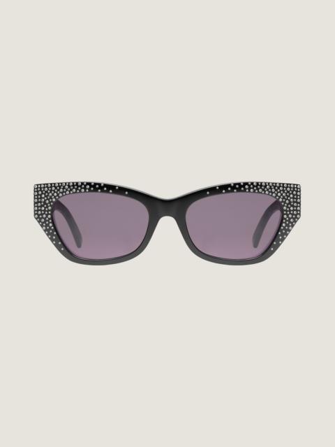 4G SUNGLASSES IN ACETATE WITH CRYSTALS