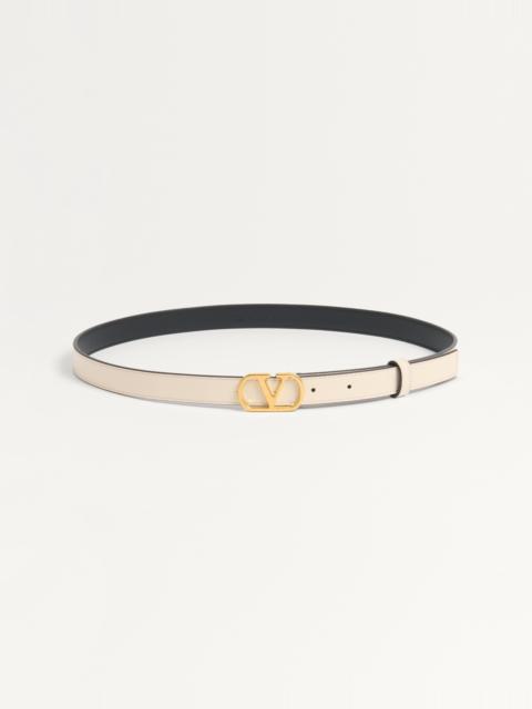 VLOGO SIGNATURE BELT IN SHINY CALFSKIN 20 MM