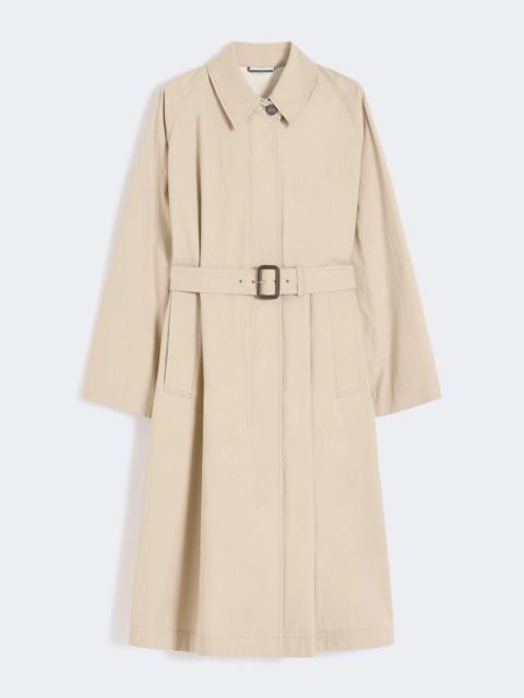 Water-repellent cotton trench coat - BEIGE