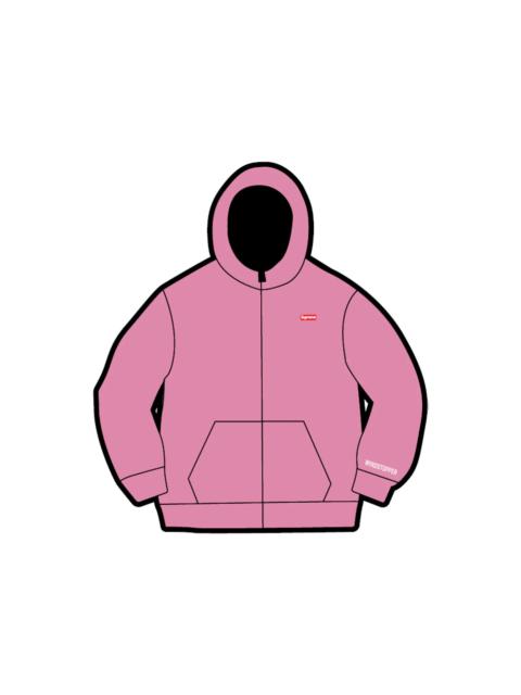 Supreme WINDSTOPPER Zip Up Hooded Sweatshirt Pink