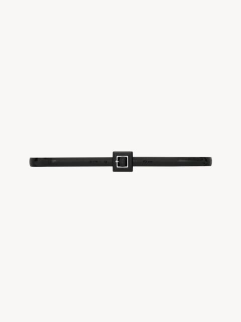 RECOUVERTE BUCKLE BELT IN BRUSHED LEATHER