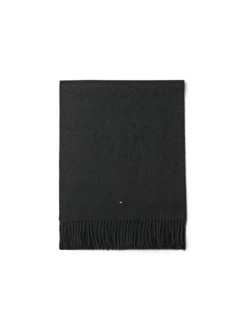 Black cashmere scarf