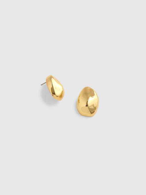 Organic Droplet Statement Stud Earrings