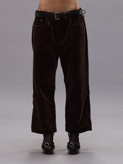 X-BF JEAN - DARK CHOCOLATE CORDUROY - R13