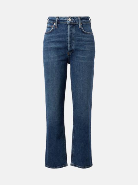'90s Pinch Waist Crop straight jeans