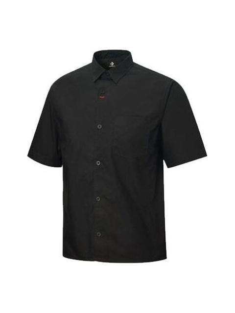 Converse Short Sleeve Pocket Shirt 'Black' 10021416-001