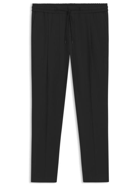 SLIM-FIT TROUSERS IN WOOL