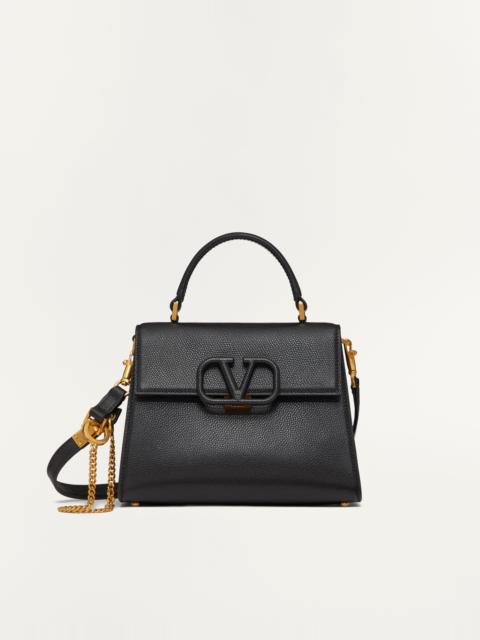 SMALL VSLING GRAINY CALFSKIN HANDBAG
