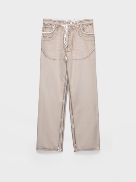 Bull denim five-pocket jeans