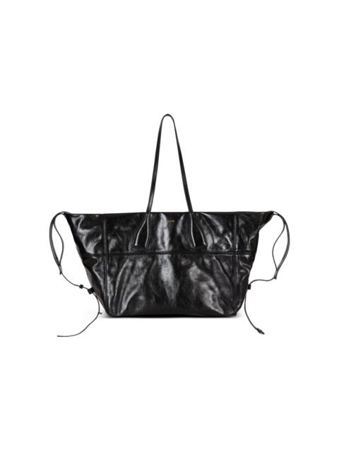 Track Zips calfskin tote bag