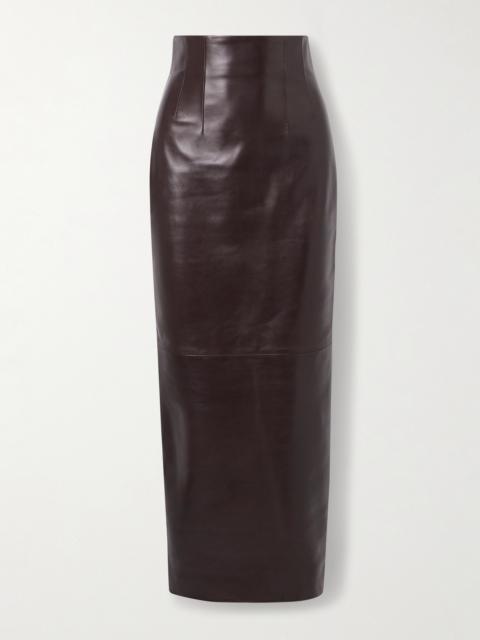 Loxley Leather Maxi Skirt