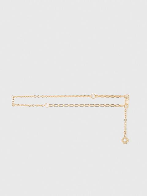 Clover logo chain belt