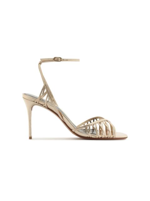 Solene Leather Sandals gold