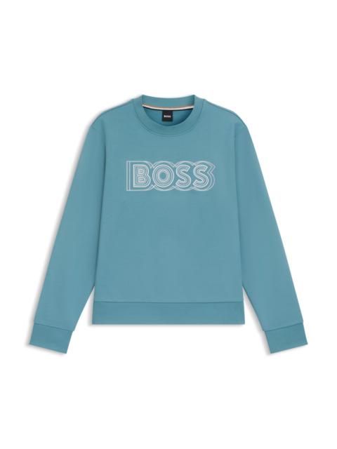 COTTON-TERRY SWEATSHIRT WITH LOGO ARTWORK