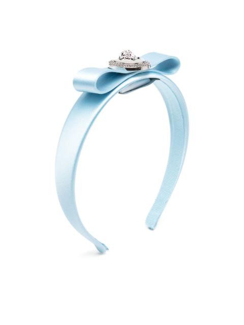 Medusa-Head bow-detail headband