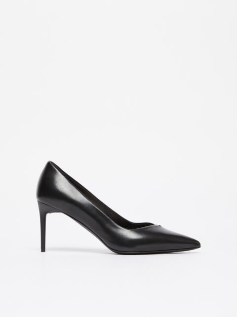 PHYLLIS Nappa leather court shoes