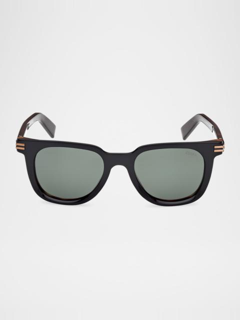 Men's Square Acetate Sunglasses