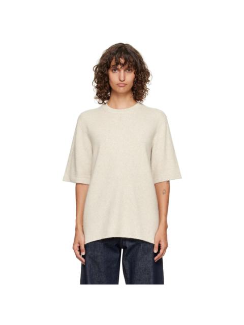 Off-White Raven Yak Blend Short Sleeves Sweater