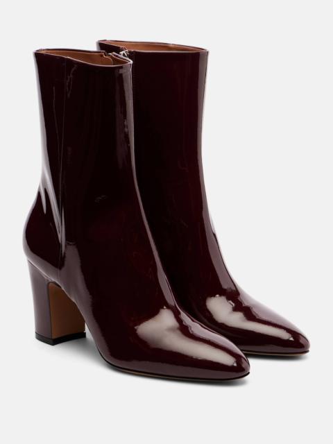Lavinia 75 patent leather ankle boots