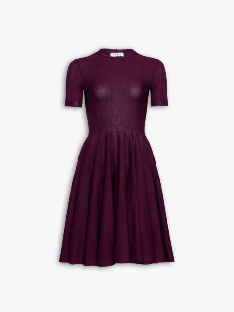 MERINO KNIT SKATER DRESS