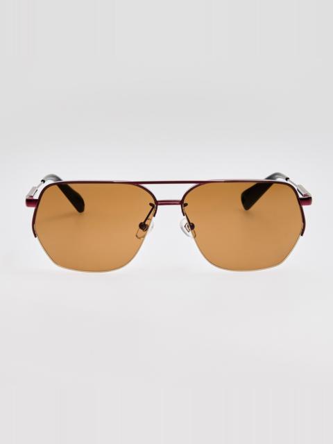 Aviador Sunglasses in Bordeaux