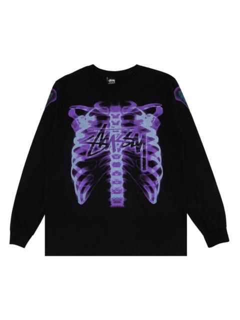 Stussy Rib Cage 3M Long-Sleeve Tee 'Black'