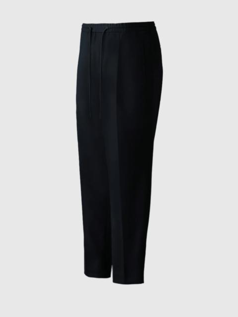 MARTIN-Z Pleated wool pants with elasticized waist