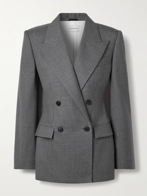 Double-breasted Wool-twill Blazer