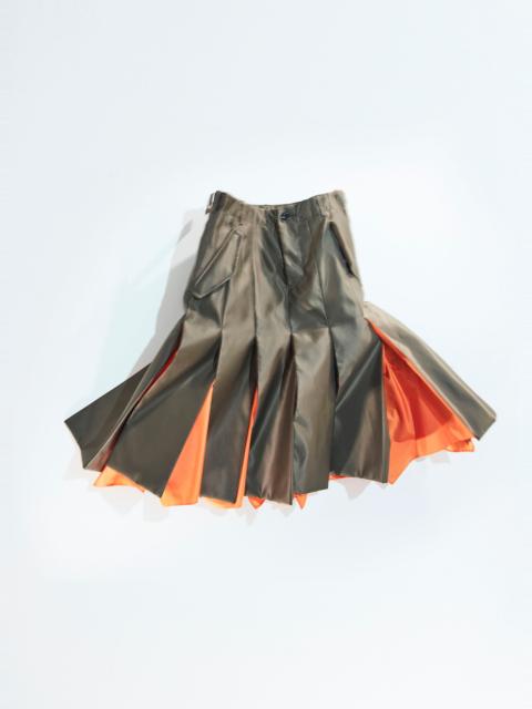 Nylon Twill Skirt