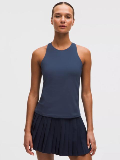 Racerback High-Neck Tennis Tank Top