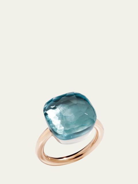 Nudo Assolute 18k Gold Blue Topaz Ring