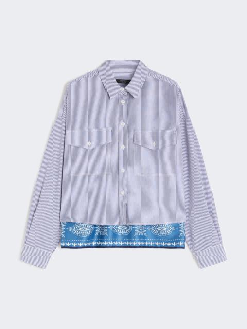 DORIA Heavy cotton canvas shirt