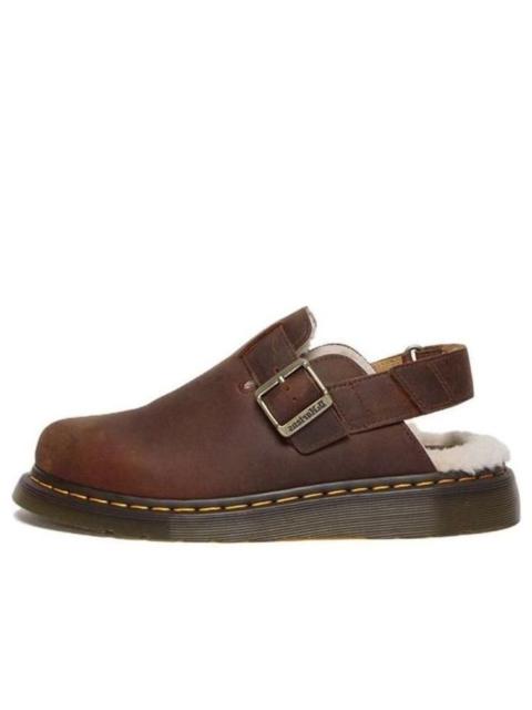 Dr. Martens Jorge II Faux Fur Lined Slingback Mules 'Warm Tan' 31060362